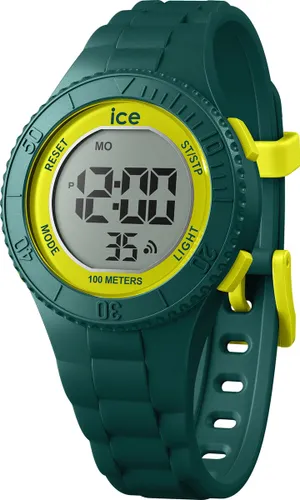 Ice Watch ICE digit - Verdigris sulphur 021622 Horloge - Siliconen - Grijs - Ø 34 mm