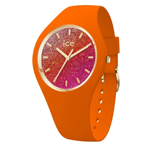 Ice-Watch - ICE glitter Orange summer - Montre orange pour