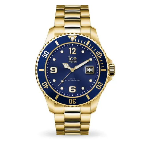 Ice-Watch - ICE Steel Gold Blue - Gemengd gouden horloge