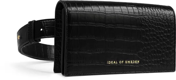 iDeal of Sweden Signature Beltbag voor Universal Jet Black Croco