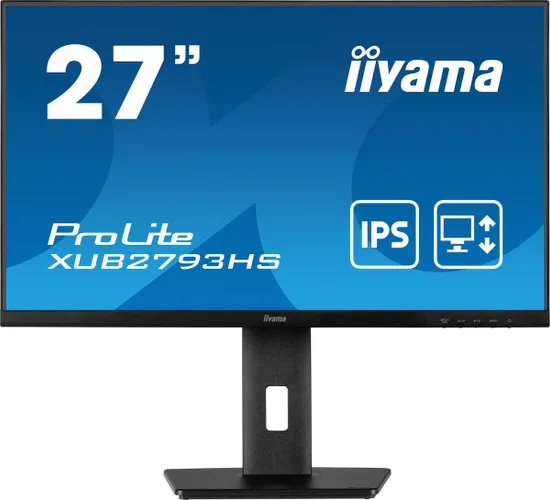iiyama ProLite XUB2793HS-B6 - 27 Inch - IPS - Full HD - In hoogte verstelbaar