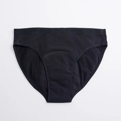 ImseVimse - Imse - menstruatieondergoed - Bikini model period underwear - hevige menstruatie - L - eur 44/46 - zwart