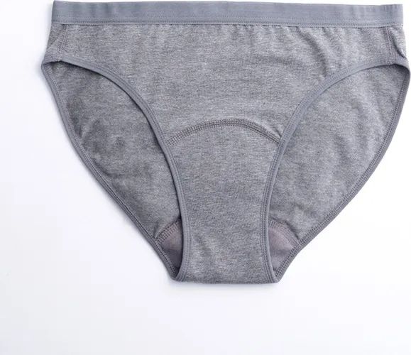 ImseVimse - Imse - menstruatieondergoed - Bikini model period underwear - lichte menstruatie - M - eur 40/42 - grijs