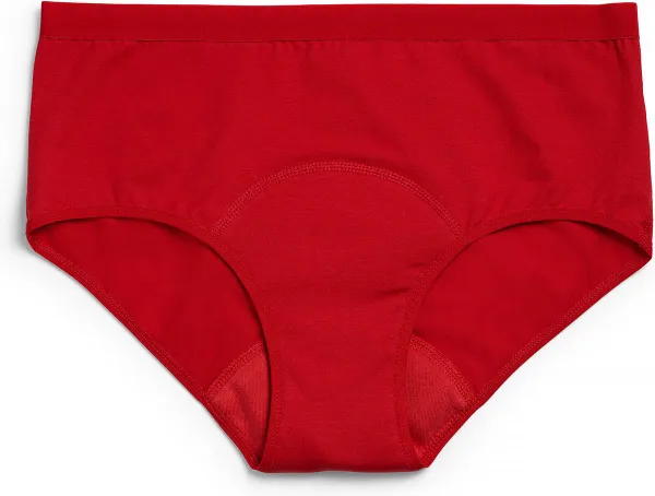 ImseVimse - Imse - Menstruatieondergoed - Hipster Period Underwear - Medium Flow / S - eur 36/38 - rood