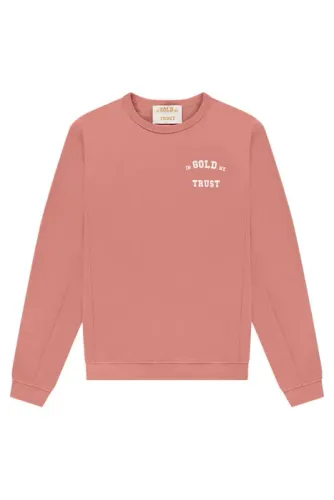 In Gold We Trust Sweater the slim 2.0 withe rose