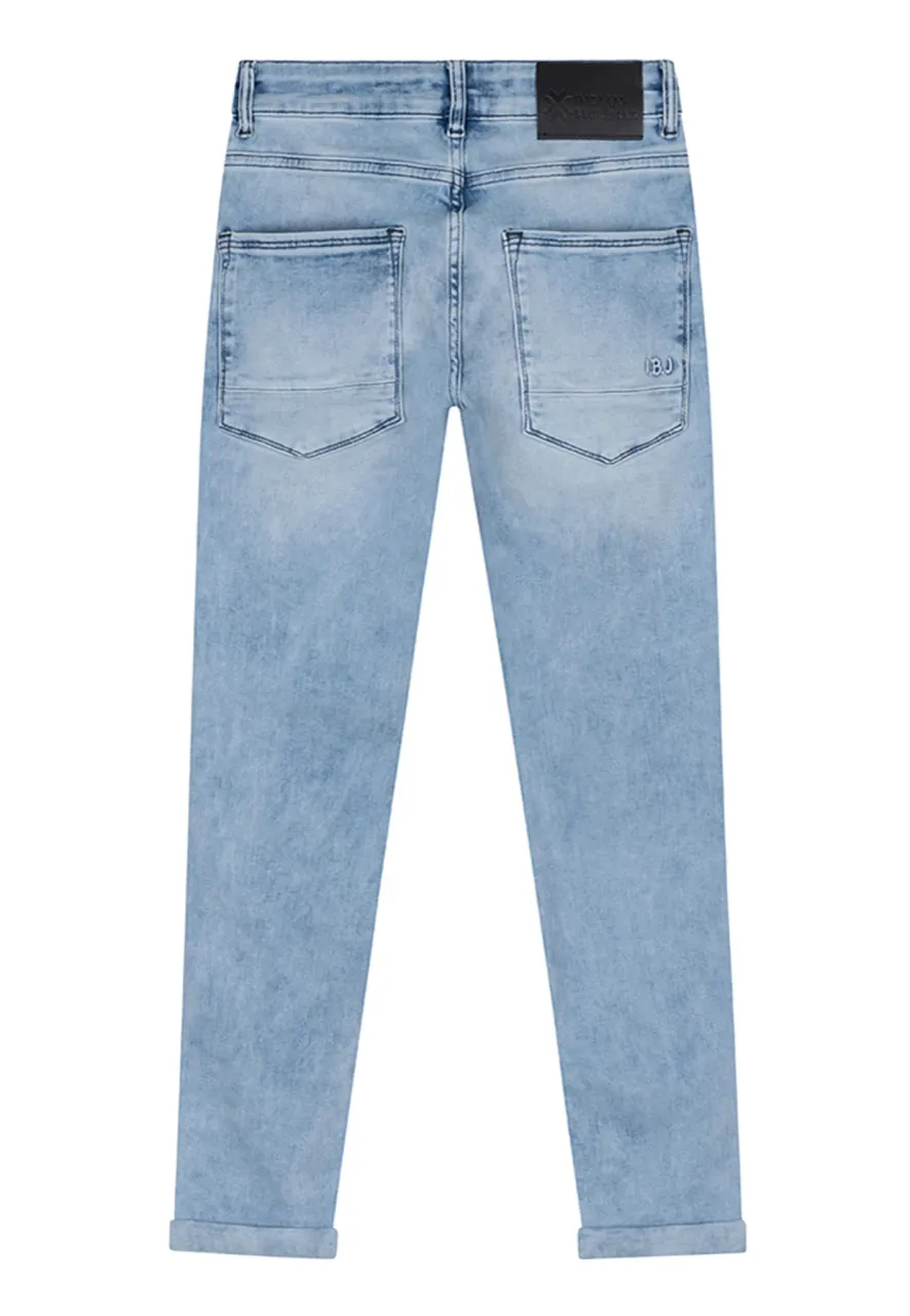 Indian Blue Jongens jeans max straight fit used light denim