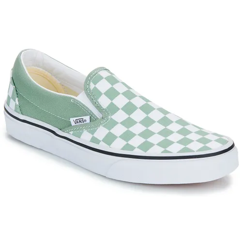 Instappers Vans Classic Slip-On COLOR THEORY CHECKERBOARD ICEBERG GREEN