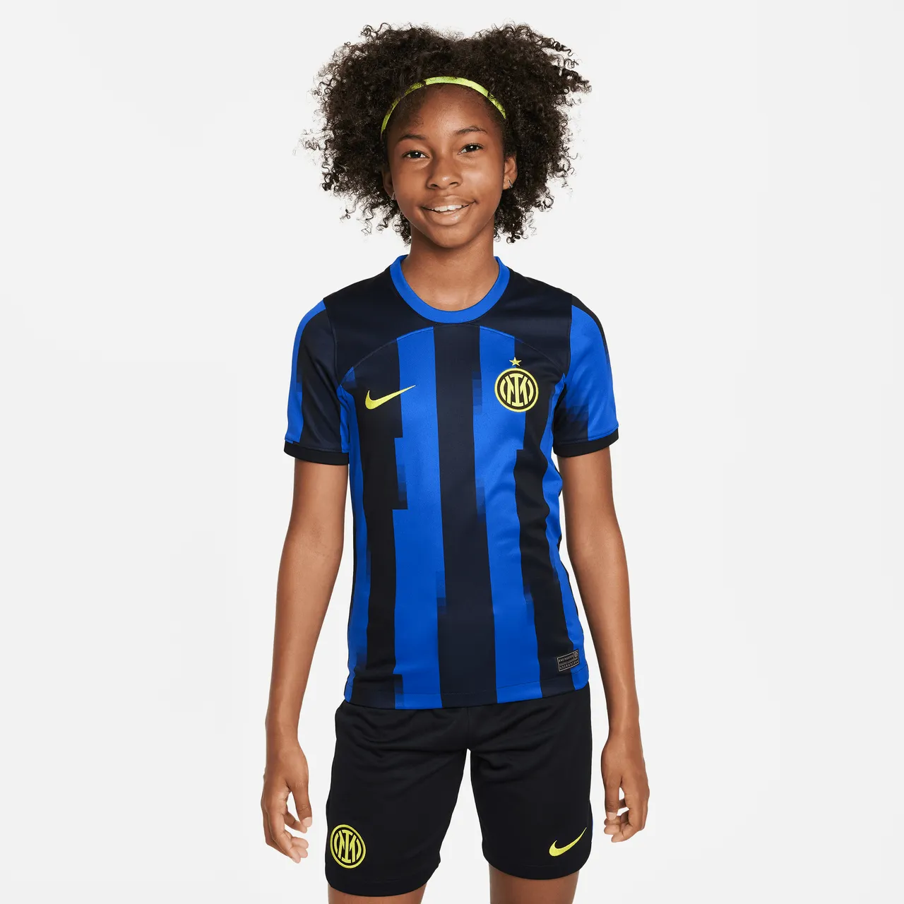 Inter Milan 2023/24 Stadium Thuis Nike Dri-FIT voetbalshirt voor kids - Blauw