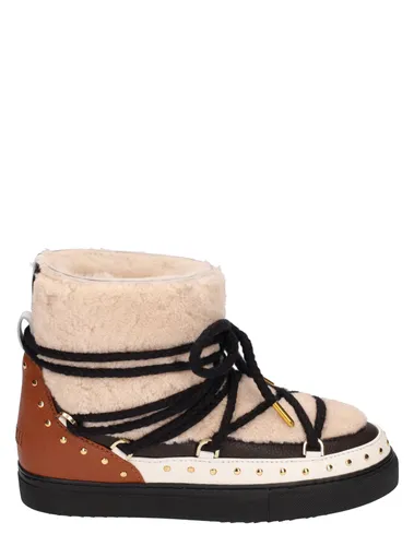 Inuikii Curly Rock Sneaker Women Cream Veter boots