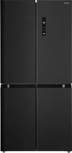 Inventum SKV4178B - Amerikaanse koelkast - 4 deuren - Display - Stil: 35 dB - No Frost - 474 liter - Zwart