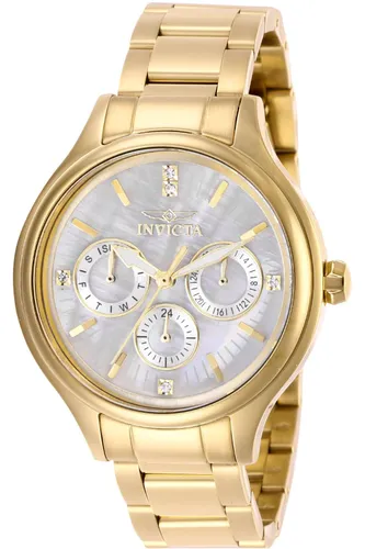 Invicta Angel Quartz horloge voor dames met roestvrij