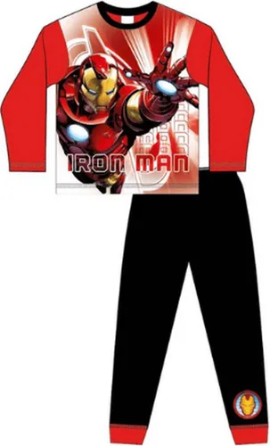 Iron Man pyjama - rood met zwart - Avengers pyama