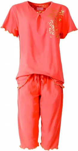 Irresistible Dames Pyjama - 3/4 broek - Oranje