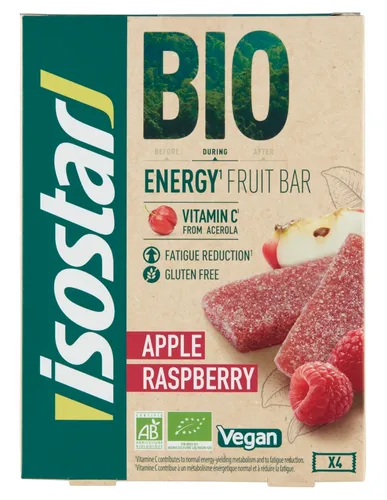 Isostar Bio Energy Fruit Bar Apple Raspberry