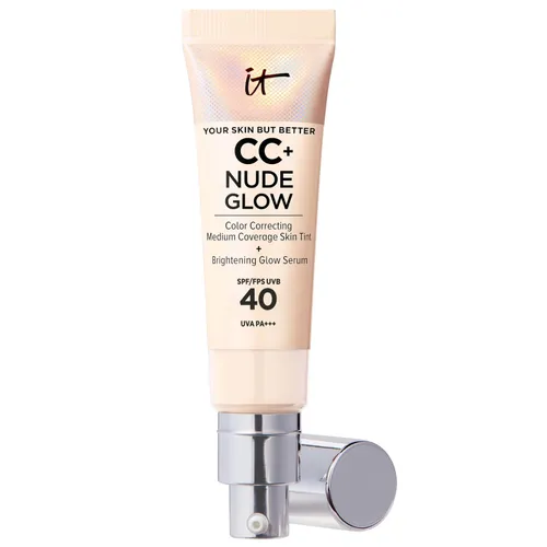 IT Cosmetics CC+ and Nude Glow Lightweight Foundation and Glow Serum with SPF40 32ml (Various Shades) - Light