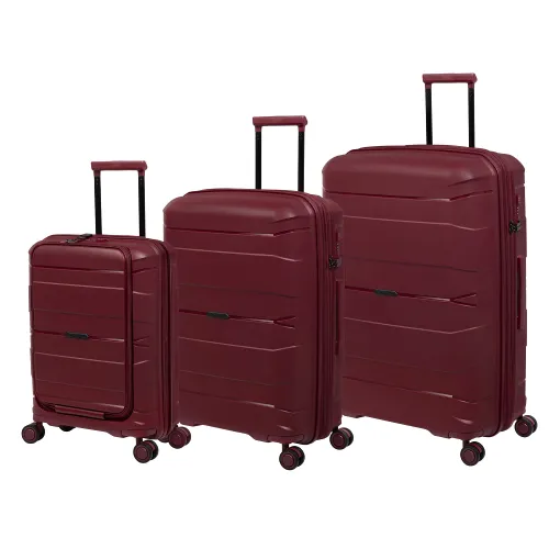 it luggage Momentous 3-delige hardside 8 wiel uitbreidbare