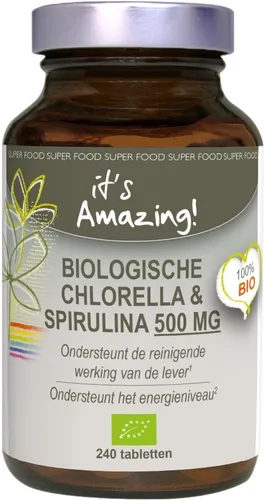 Its Amazing Chlorella & Spirulina Tabletten