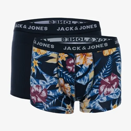 Jack & Jones 2-pack heren boxershorts bloemenprint
