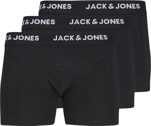JACK&JONES ADDITIONALS JACANTHONY TRUNKS 3 PACK BLACK Heren Onderbroek