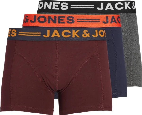 JACK&JONES ADDITIONALS JACLICHFIELD TRUNKS 3 PACK NOOS Heren Onderbroek