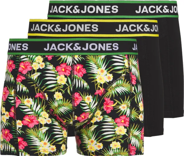 JACK&JONES ADDITIONALS JACPINK FLOWERS TRUNKS 3 PACK SN Heren Onderbroek