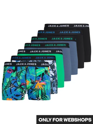 Jack & Jones Boxershorts heren trunks jacflower 7-pack
