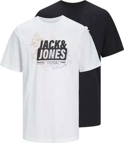 JACK&JONES JCOMAP LOGO TEE SS CREW NECK 2PK MP Heren T-shirt