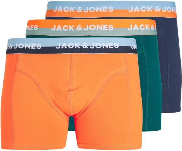 Jack & Jones Junior Boxershorts Jongens JACALEX 3-Pack Oranje