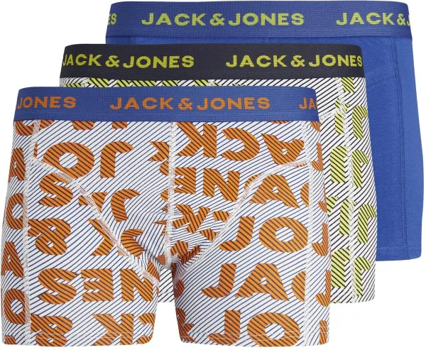 Jack & Jones Junior Boxershorts Jongens JACLOGO 3-Pack