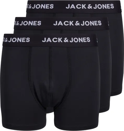 Jack & Jones Junior Boxershorts Jongens Microfiber JACBASE 3-Pack Zwart