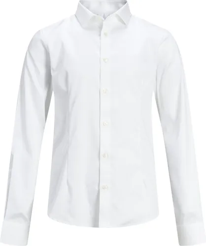 Jack & Jones Junior Overhemd Jprparma Shirt L/s Noos Jnr 12151620 White Mannen