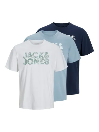Jack & Jones Jwhfloral brand tee ss crew neck 3p