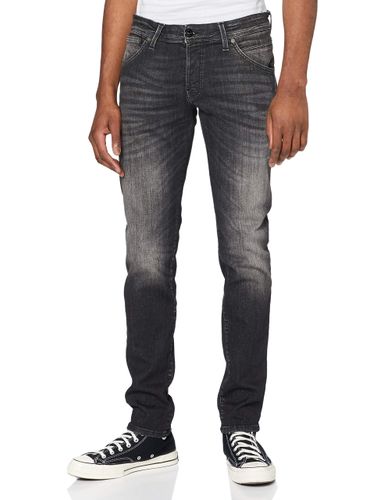 JACK & JONES Male Slim Fit Jeans Glenn Fox BL 655 SPS, zwart denim, 34W x 30L