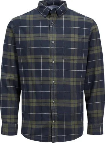 Jack & Jones Overhemd Jjeclassic Check Shirt L/s Au22 Sn 12209098 Rosin/slim Fit Mannen