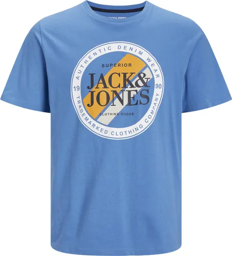 JACK&JONES PLUS JJLOOF TEE SS CREW NECK PLS Heren Overhemd