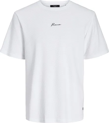 Jack & Jones T-shirt Jprblafranco Ss Tee Crew Neck 12175825 Bright White Mannen