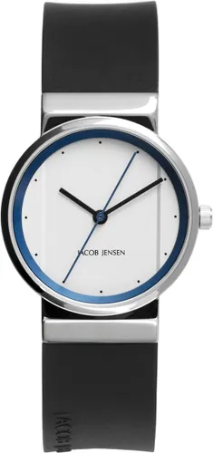 Jacob Jensen 760 horloge dames - zwart - edelstaal