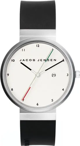 Jacob Jensen - Dames Horloge New Line horloge 733 35 mm - Zilver