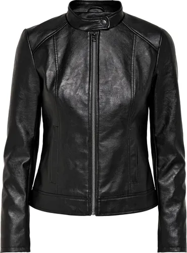 Jacqueline de Yong Jas Jdyemily Faux Leather Jacket Otw Noos 15241382 Black Dames