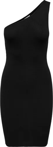 Jacqueline de Yong Jurk Jdycirkeline S/l One Shoulder Dress 15320731 Black Dames
