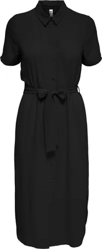 Jacqueline de Yong Jurk Jdydivya S/s Shirt Dress Wvn Exp 15313559 Black Dames