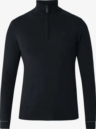 JAMES Half Zip Sweater Mannen - Zwart