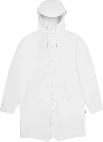 Jas Wit Long jacket w3 regenjas wit