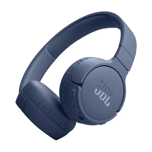 JBL Tune 670NC draadloze on-ear koptelefoon in blauw - met
