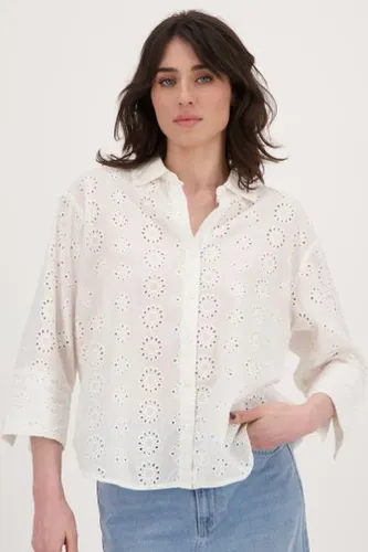 JDY Witte blouse met ajour details