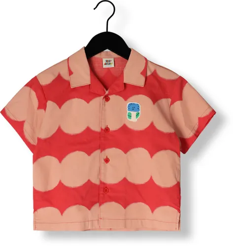Jelly Mallow Jongens Overhemden Dot Summer Shirt Red - Rood