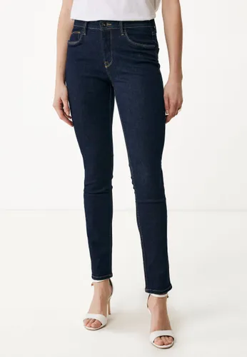 Jenna Mid Waist / Slim Fit Jeans Donkerblauw