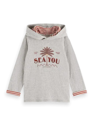 Jersey-hoodie - Maat 8 - Multicolor - Meisje - Trui - Scotch & Soda