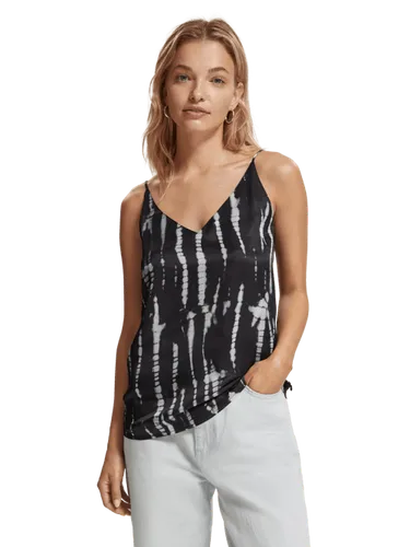 Jersey V-neck tank top - Maat XS - Multicolor - Vrouw - Top - Scotch & Soda