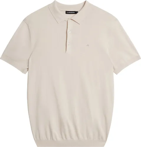 J.lindeberg Ridge Rayon Silk Polo - Poloshirt Voor Heren - Beige - L